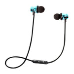 Bluetooth headset waterproof and sweatproof magnetic sports music