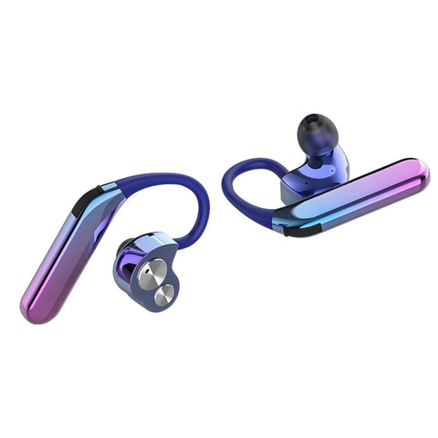 New X6 Aurora Wireless Bluetooth Sports Waterproof Double Dynamics Headphones