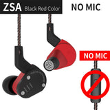 KZ ZSA Metal Heavy Bass Earphone