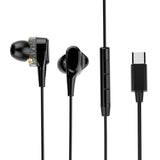 Digital Lossless Audio Double moving ear Earphones for Huawei Xiaomi